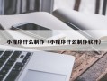 苍南小程序什么制作（小程序什么制作软件）